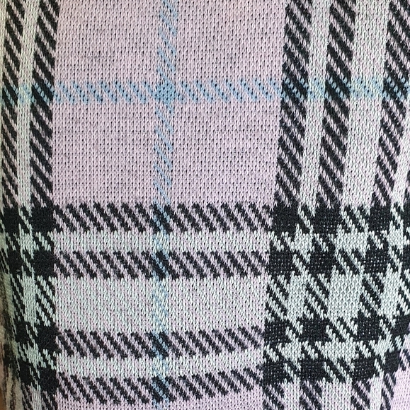 EVOLUTIONARY‎ Notch Front Jumper Spaghetti Strap Dress Plaid Pink Womens Jr Sz M - Picture 6 of 9